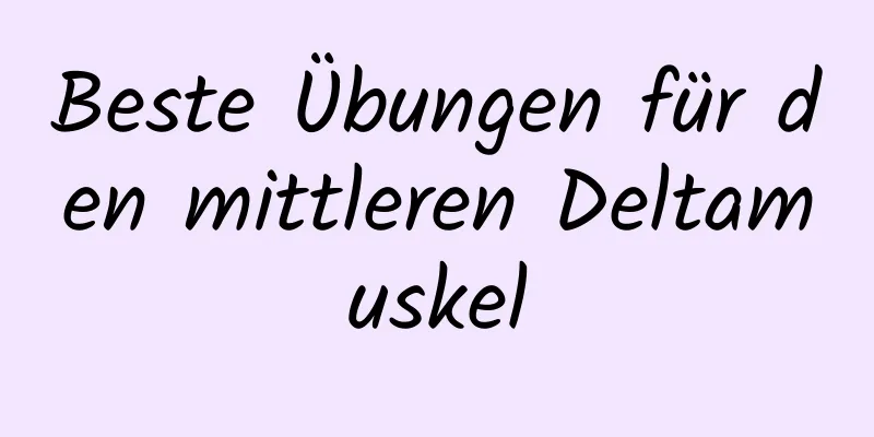 Beste Übungen für den mittleren Deltamuskel