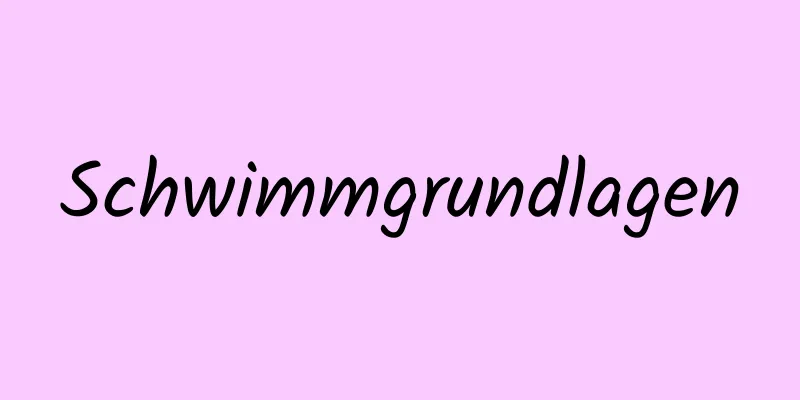 Schwimmgrundlagen