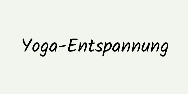 Yoga-Entspannung