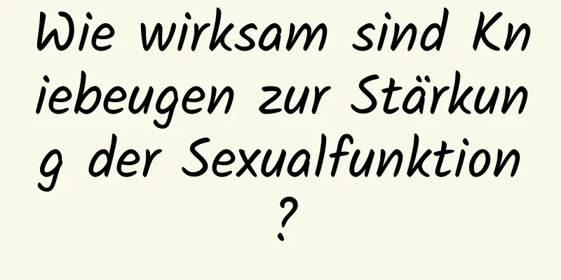 Wie wirksam sind Kniebeugen zur Stärkung der Sexualfunktion?