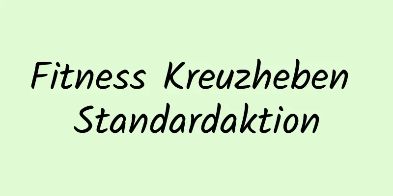 Fitness Kreuzheben Standardaktion