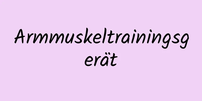 Armmuskeltrainingsgerät