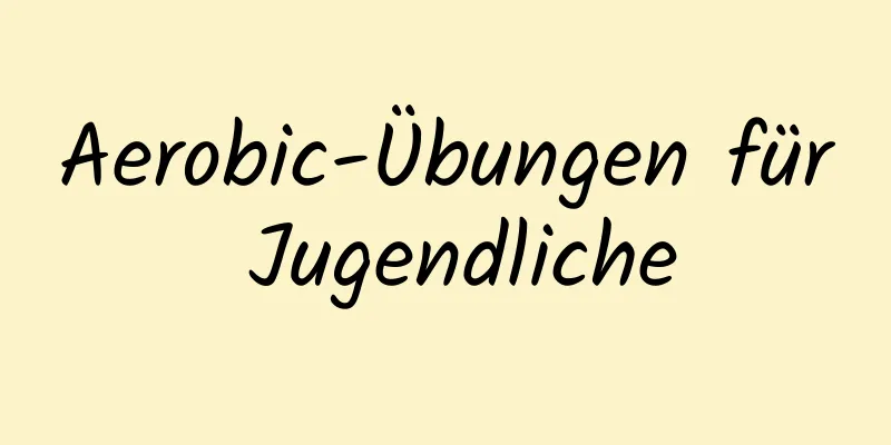 Aerobic-Übungen für Jugendliche