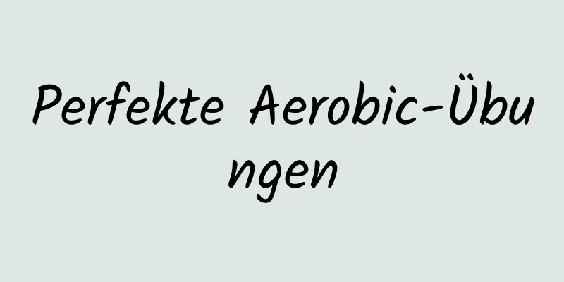 Perfekte Aerobic-Übungen