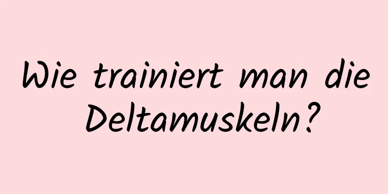 Wie trainiert man die Deltamuskeln?