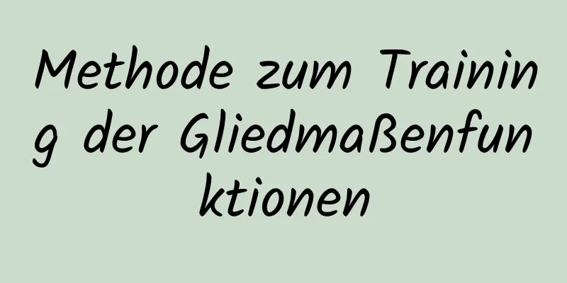 Methode zum Training der Gliedmaßenfunktionen