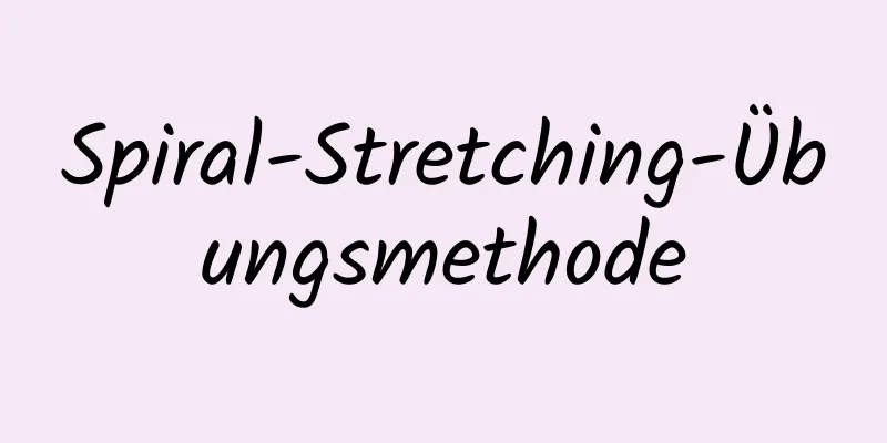 Spiral-Stretching-Übungsmethode