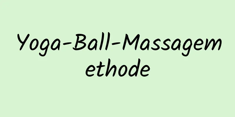 Yoga-Ball-Massagemethode