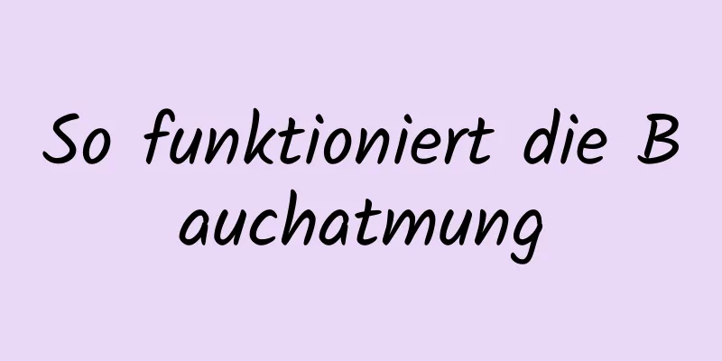 So funktioniert die Bauchatmung