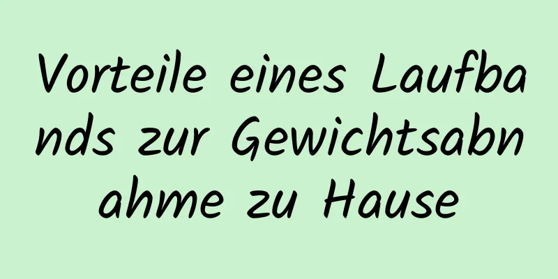 Vorteile eines Laufbands zur Gewichtsabnahme zu Hause