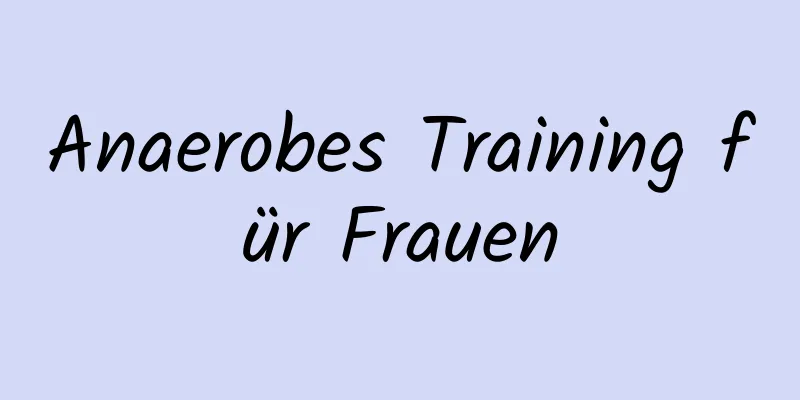 Anaerobes Training für Frauen