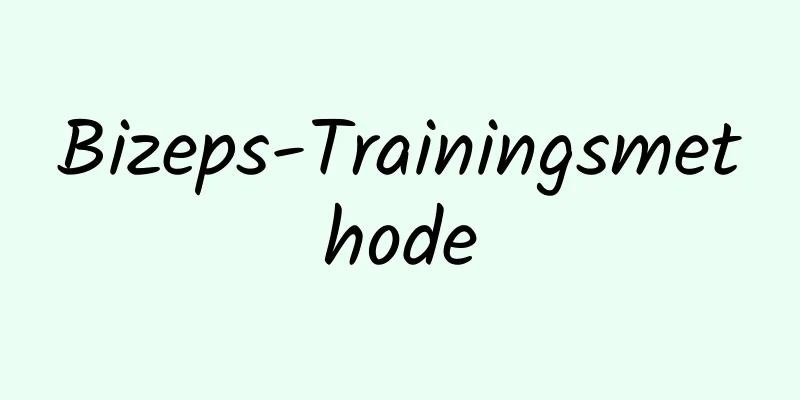 Bizeps-Trainingsmethode