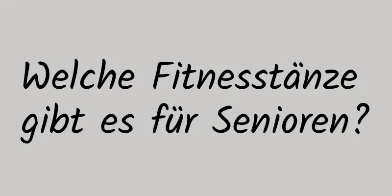 Welche Fitnesstänze gibt es für Senioren?