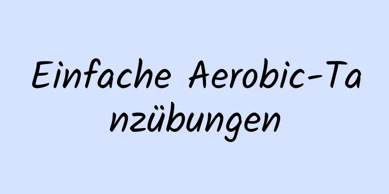 Einfache Aerobic-Tanzübungen