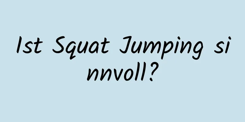 Ist Squat Jumping sinnvoll?