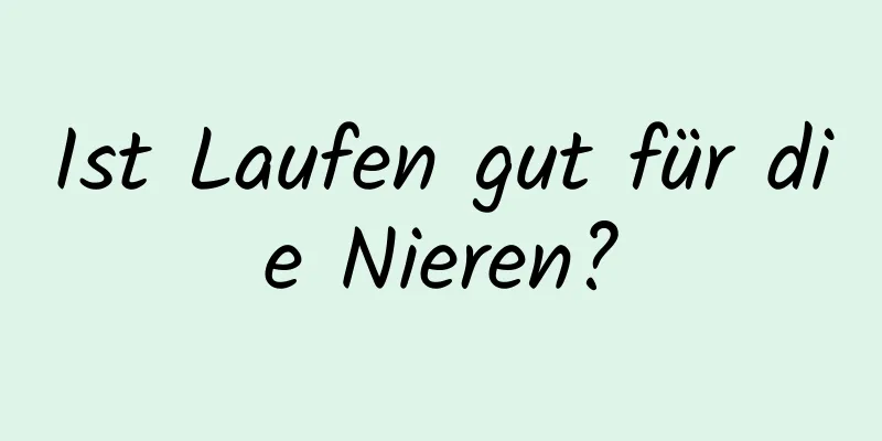 Ist Laufen gut für die Nieren?