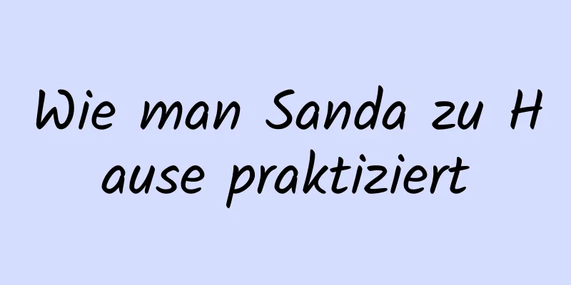 Wie man Sanda zu Hause praktiziert