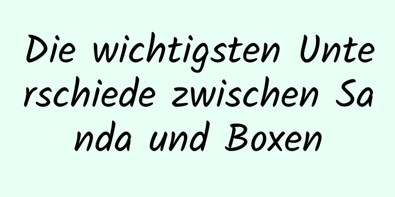 Die wichtigsten Unterschiede zwischen Sanda und Boxen