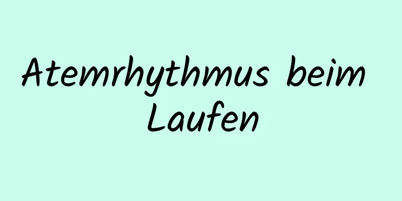 Atemrhythmus beim Laufen