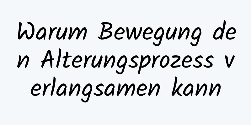 Warum Bewegung den Alterungsprozess verlangsamen kann