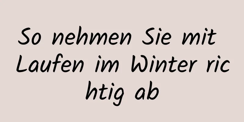 So nehmen Sie mit Laufen im Winter richtig ab