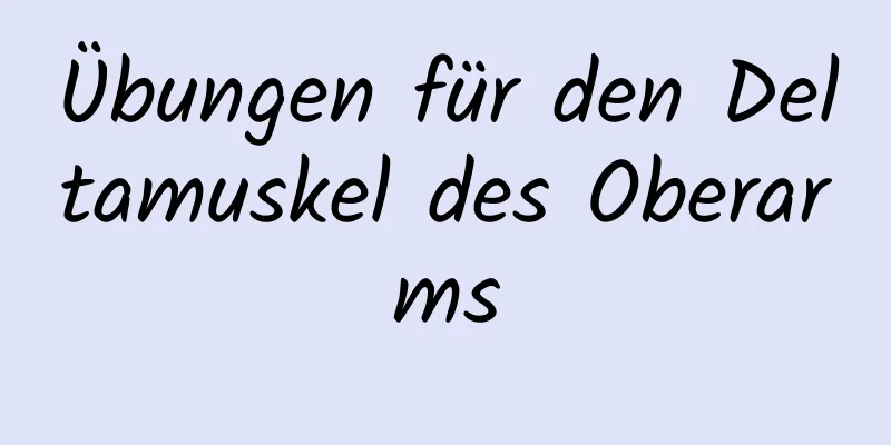 Übungen für den Deltamuskel des Oberarms