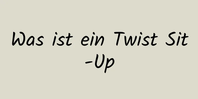 Was ist ein Twist Sit-Up