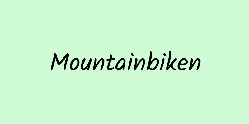 Mountainbiken