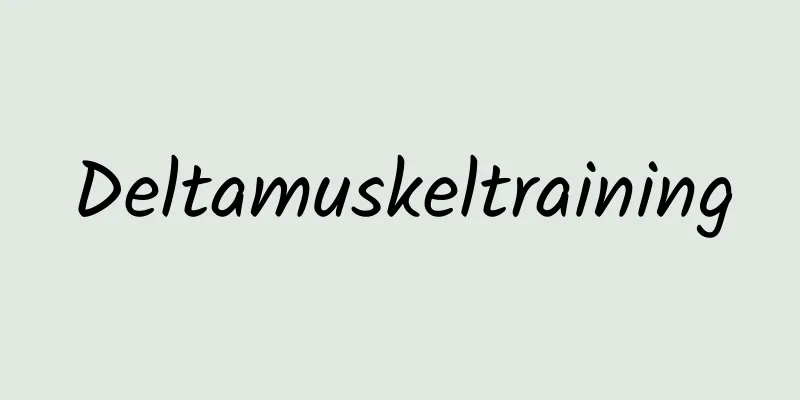 Deltamuskeltraining