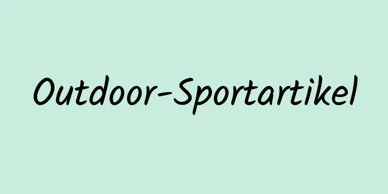 Outdoor-Sportartikel