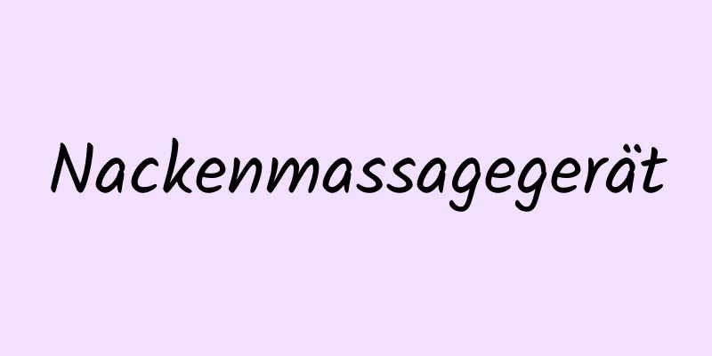 Nackenmassagegerät