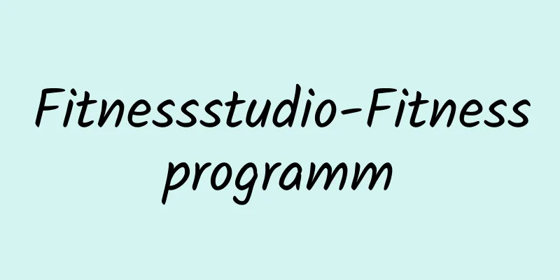 Fitnessstudio-Fitnessprogramm